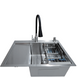 Комплект кухонної мийки Kraft Satin BRS 65х48 (3.0/1.0 мм) S4995 фото 1