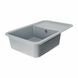 Гранітна мийка для кухні Platinum 7850 CUBE матова Сірий металік 3192 фото 6