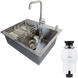 Комплект кухонной мойки KRP Geb&uuml;rstet-60х50HM (Измельчителя - 550W) S4745 фото 1