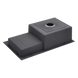 Комплект кухонної мийки KRP Schwarze - 7848RHM PVD S4695 фото 6