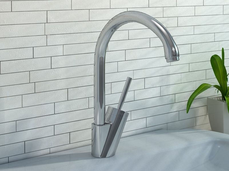Смеситель для раковины (умывальника) KOHLMAN MAXIMA CHROME QB156M фото