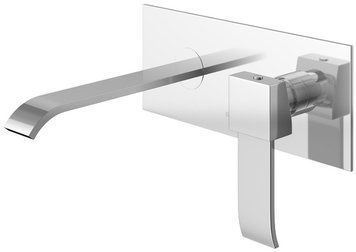Смеситель для раковины (умывальника) KOHLMAN AXIS CHROME + BOX скрытого монтажа QW185N фото