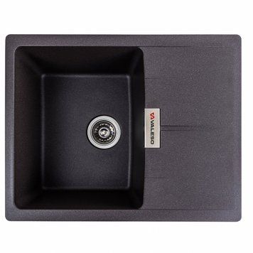 Гранітна мийка для кухні VALESO 6250 ZIRKONE матовий Гренадін 49310 фото