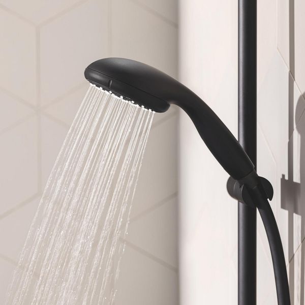 Набор смесителей 3 в 1 для ванной комнаты Grohe QuickFix Start Black UA303301MQ CV032749 фото