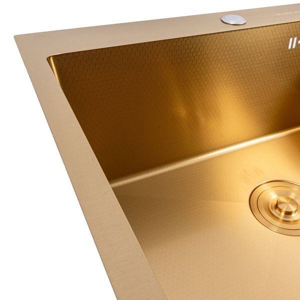 Мойка PVD Gold DECOR Valeso Handmade 60*50 47724 фото