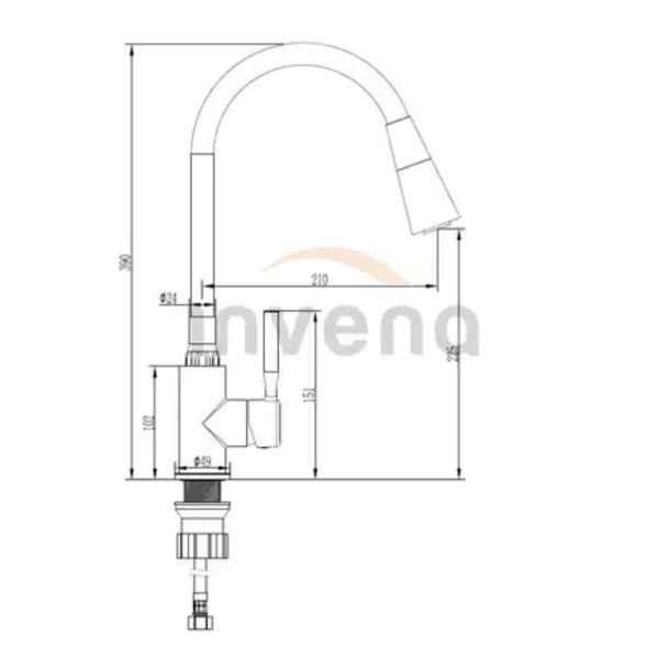Комплект кухонної мийки KRAFT Handmade PVD чорна HS54*48 (3.0/1.0 мм) декор S4796 фото