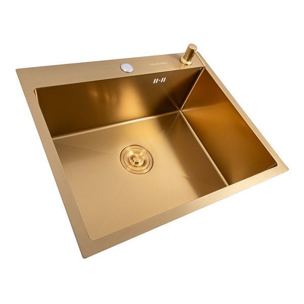 Мойка PVD Gold DECOR Valeso Handmade 60*50 47724 фото