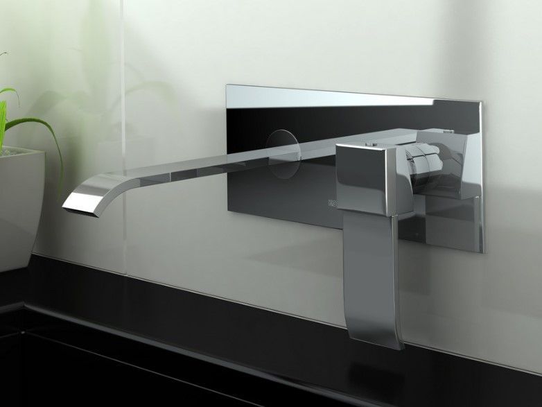 Змішувач для раковини (умивальника) KOHLMAN AXIS CHROME + BOX прихованого монтажу QW185N фото