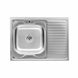 Кухонна мийка з нержавіючої сталі Platinum САТИН 8060 L (0,7/160 мм) 11612 фото 1