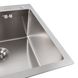 Кухонна мийка Platinum Handmade 500x500x220 (товщина 3,0/1,5 мм корзина та дозатор в комплекті) 23566 фото 6