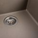 Гранітна мийка для кухні Platinum 4040 RUBA матовий титан 41649 фото 6
