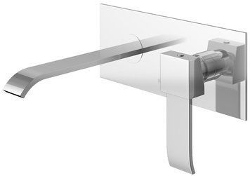 Смеситель для раковины (умывальника) KOHLMAN AXIS CHROME + BOX скрытого монтажа QW188N фото