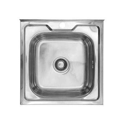 Кухонна мийка накладна Kroner KRP Polierte - 5050 (0.6 мм) CV022816 фото