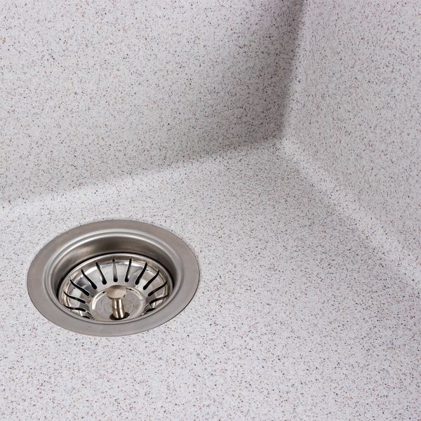 Гранітна мийка для кухні Platinum 4040 RUBA матовий топаз 41650 фото