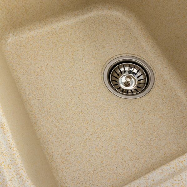 Гранітна мийка для кухні Platinum 7950 Equatoria глянець Пісок 36400 фото