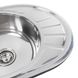 Кухонна мийка з нержавіючої сталі Platinum ПОЛІРОВКА 5745 (0,8/180 мм) 11617 фото 3
