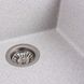 Гранітна мийка для кухні Platinum 4040 RUBA матовий топаз 41650 фото 5