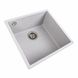 Гранітна мийка для кухні Platinum 4040 RUBA матовий топаз 41650 фото 2