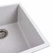 Гранітна мийка для кухні Platinum 4040 RUBA матовий топаз 41650 фото 3