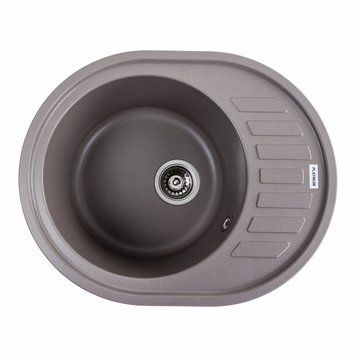 Гранітна мийка для кухні Platinum 6250 SOUL матова Дюна 41629 фото