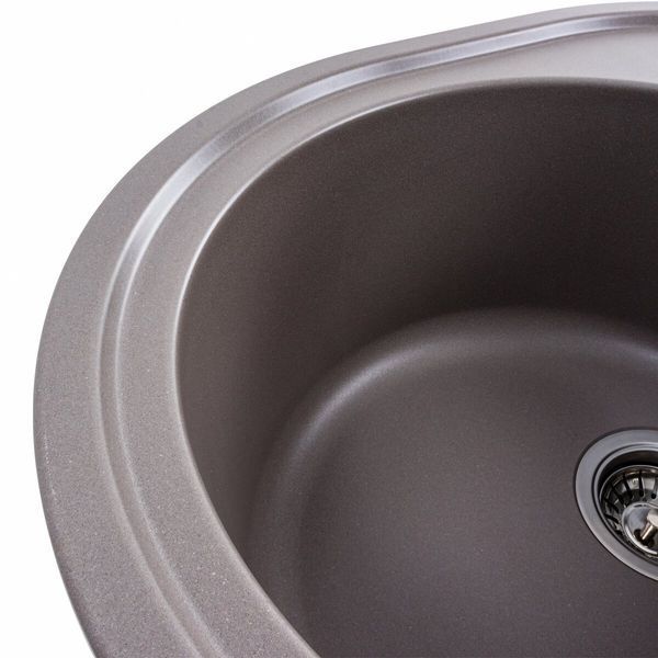 Гранитная мойка для кухни Platinum 6250 SOUL матовая Дюна 41629 фото