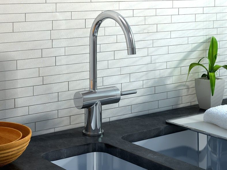 Смеситель для кухни KOHLMAN MAXIMA CHROME QB140M фото