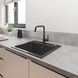 Набір змішувачів 4 в 1 для ванної кімнати та кухні Grohe QuickFix Start Black M-Size UA303301MK CV033954 фото 16