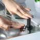 Дозатор для кухонної мийки чорний врізний Nett DFB-300 1697665095 фото 4