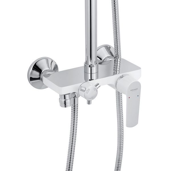 Набор 3 в 1 душова система Kroner Armada-W063 + змішувач Armada-W010 + змішувач Bidet-C082 CVS30213 фото