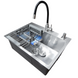 Комплект кухонної мийки Kraft KRF 6045 DECOR (3.0/1.0 мм) S5000 фото 2