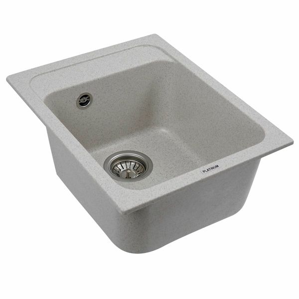 Гранітна мийка для кухні Platinum 4050 KORRADO матова Топаз 3550 фото