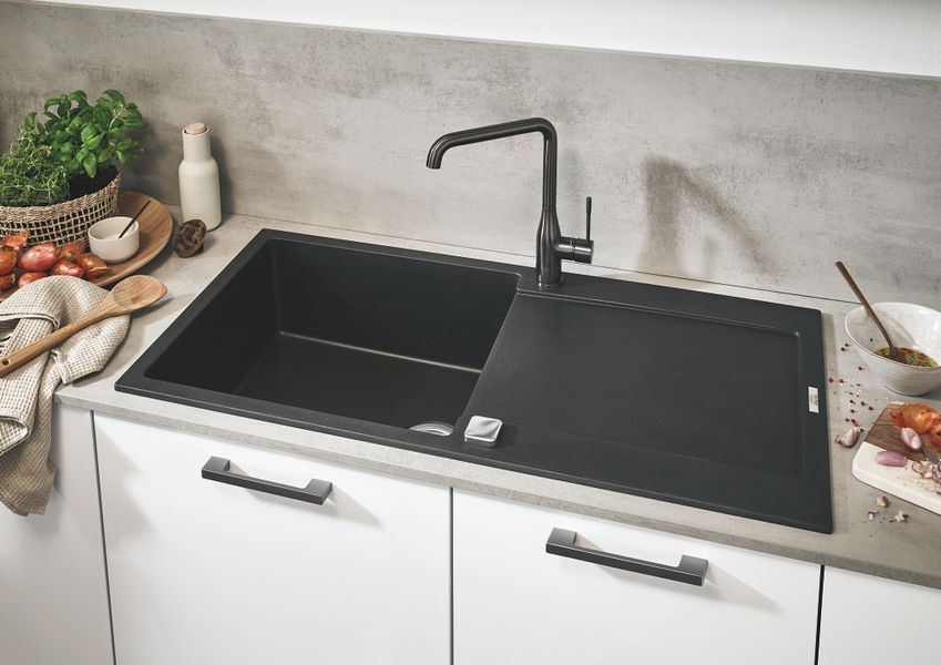 Мойка для кухни 1000 х 500 мм, Granite Black (31645AP0) 25345 фото