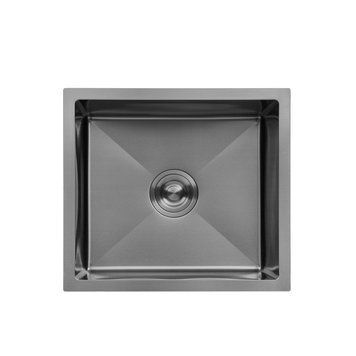 Кухонная мойка Kroner KRP Schwarze - 4843HM PVD (3.0/1.0 мм) CV022792 фото