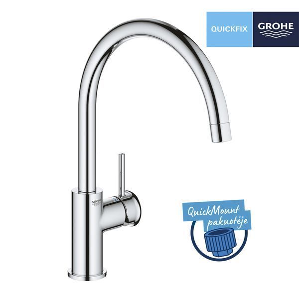 Змішувач для кухні Grohe QuickFix Start Classic 31553001 CV033070 фото
