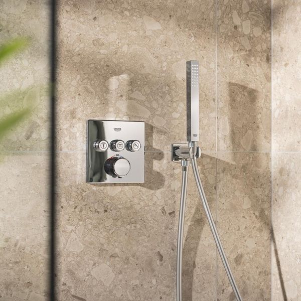 Душова система прихованого монтажу термостатична Grohe QuickFix Precision SmartControl Cube 34875000 CV034356 фото
