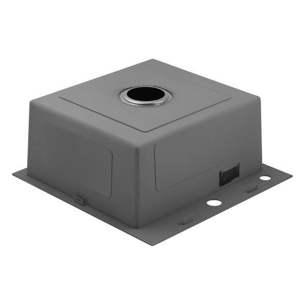 Комплект кухонної мийки Kraft NANO BLACK PVD Декор HS50*50 (3.0/1.0 мм)+Змішувач для кухні з гнучким виливом Pllen&oacute; SM7100 фото