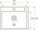Кухонная мойка 50*40 PVD черная Valeso Handmade (3,0/0,8) 50212 фото 6