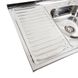 Кухонна мийка з нержавіючої сталі Platinum 8060 R ПОЛІРОВКА (0,7/160 мм) 11647 фото 4