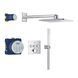 Душова система прихованого монтажу термостатична Grohe QuickFix Precision SmartControl Cube 34875000 CV034356 фото 1
