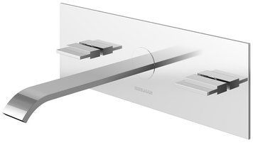 Смеситель для раковины (умывальника) KOHLMAN AXIS CHROME + BOX скрытого монтажа QW198N фото