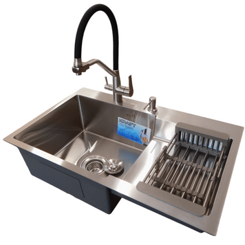 Комплект кухонної мийки Kraft Handmade HS R 780х480 (3.0/1.0 мм) S3585 фото