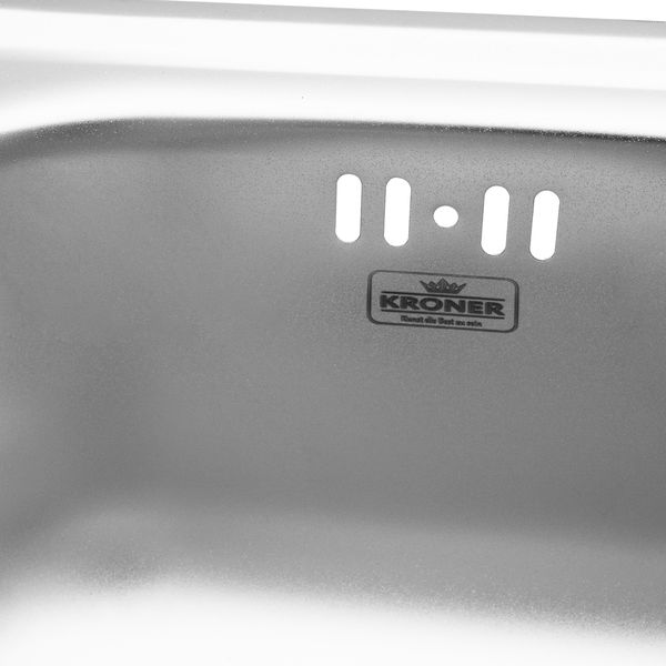 Кухонна мийка Kroner KRP Satin - 3838 (0.6 мм) CV022756 фото