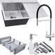 Комплект кухонной мойки KRP Geburstet-7849LH Mrstet-7849RHM S4751 фото 1