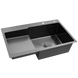 Кухонная мойка Kraft HM - 7848 ARB NANO BLACK PVD (3.0/1.0 мм) S7334 фото 3