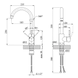 Комплект кухонної мийки Kraft - 78х48LHM (3.0/1.0 мм) S5125 фото 10
