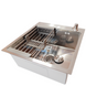 Комплект кухонної мийки Kraft KRF 5050 decor (3.0/1.0 мм) S4893 фото 8
