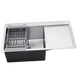 Комплект кухонной мойки KRP Geburstet-7849LH Mrstet-7849RHM S4751 фото 2