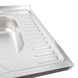 Кухонна мийка з нержавіючої сталі Platinum ДЕКОР 6060 L (0,7/160 мм) 11648 фото 3