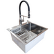 Комплект кухонной мойка Kraft KRF 5448 decor (3.0/1.0 мм) S3591 фото 4