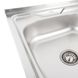 Кухонна мийка з нержавіючої сталі Platinum ДЕКОР 6060 L (0,7/160 мм) 11648 фото 4